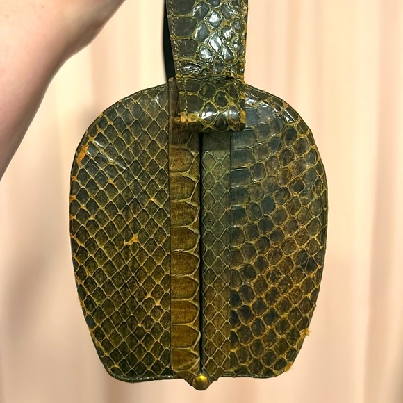 VTG GUC Amazing Snakeskin Handbag - Picture 12 of 13